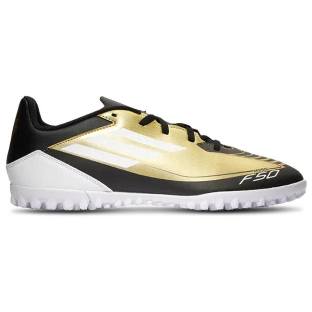 adidas Mens F50 Club TF Messi - Soccer Shoes Gold Metallic/White Product Image