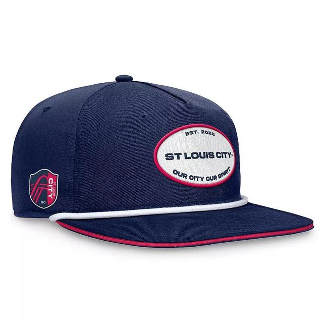 Mens Fanatics Branded Navy St. Louis City SC Iron Golf Snapback Hat, Slc Blue Product Image