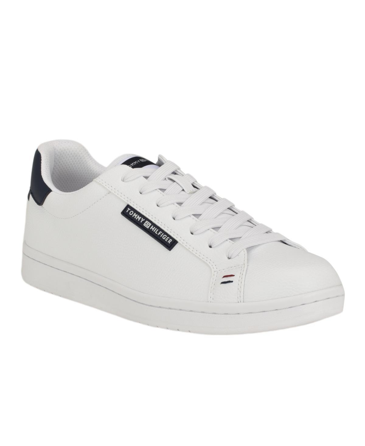 Tommy Hilfiger Mens Landis Lace Up Fashion Sneakers - White Product Image