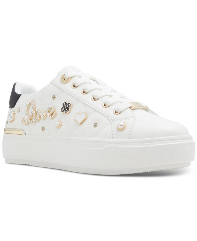 Aldo Womens Visuetti Lace-Up Platform Novelty Sneakers Product Image