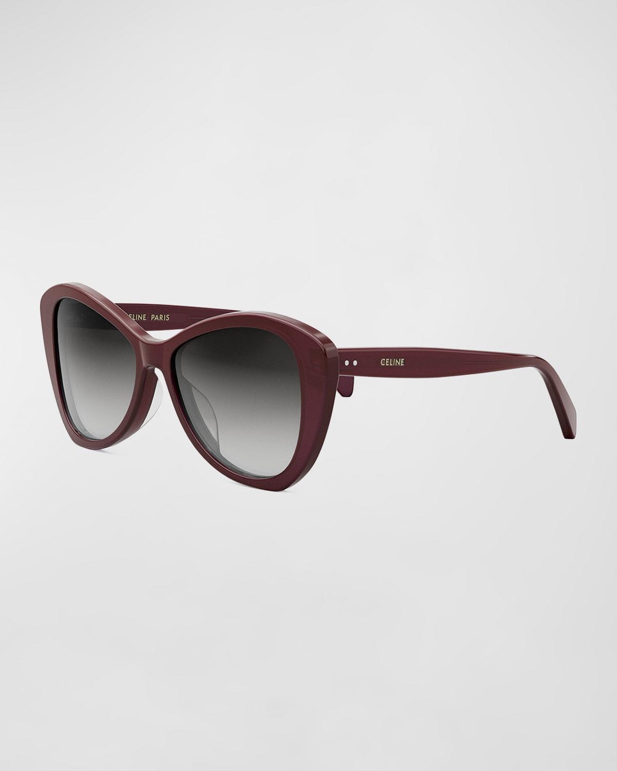 Thin Logo Acetate Butterfly Sunglasses Product Image