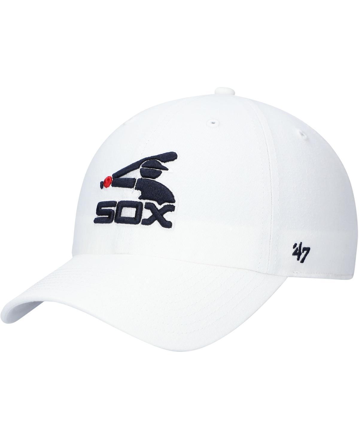 Mens 47 White Chicago White Sox 1976 Logo Cooperstown Collection Clean Up Adjustable Hat Product Image