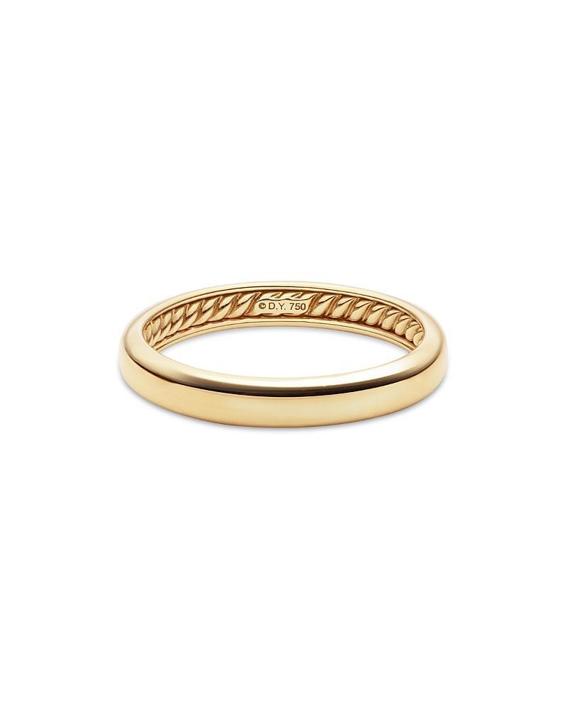 Mens DY Classic Band in 18k Gold Product Image