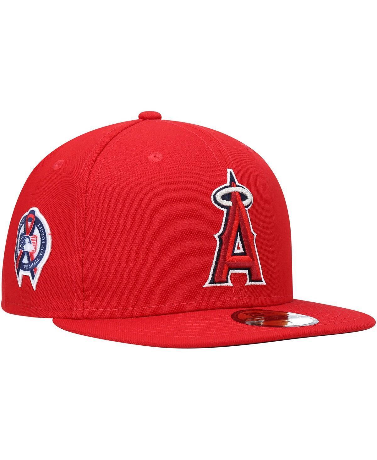 Mens New Era Los Angeles Angels 9/11 Memorial Side Patch 59FIFTY Fitted Hat Product Image