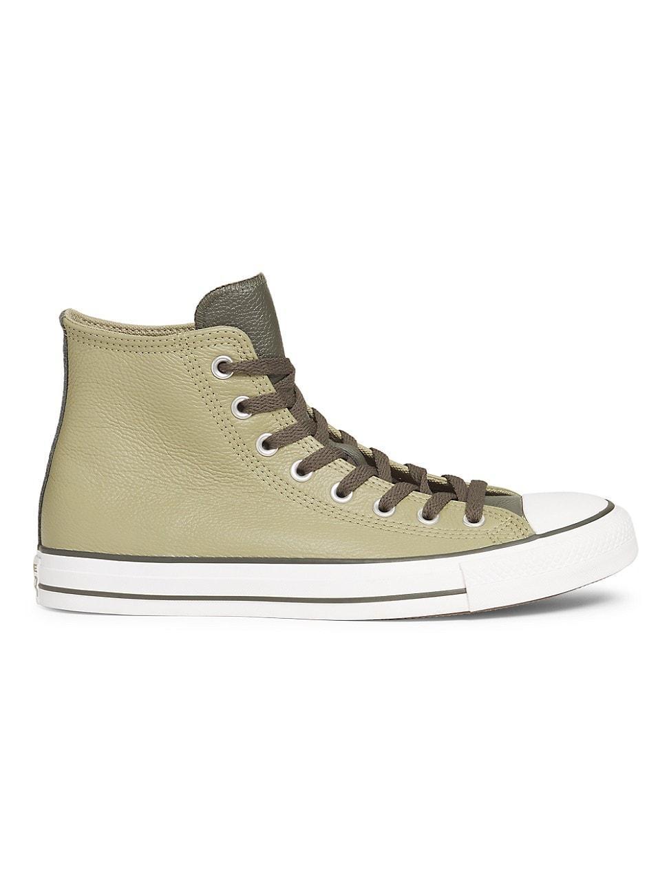 Mens Unisex Chuck Taylor Leather High-Top Sneakers Product Image