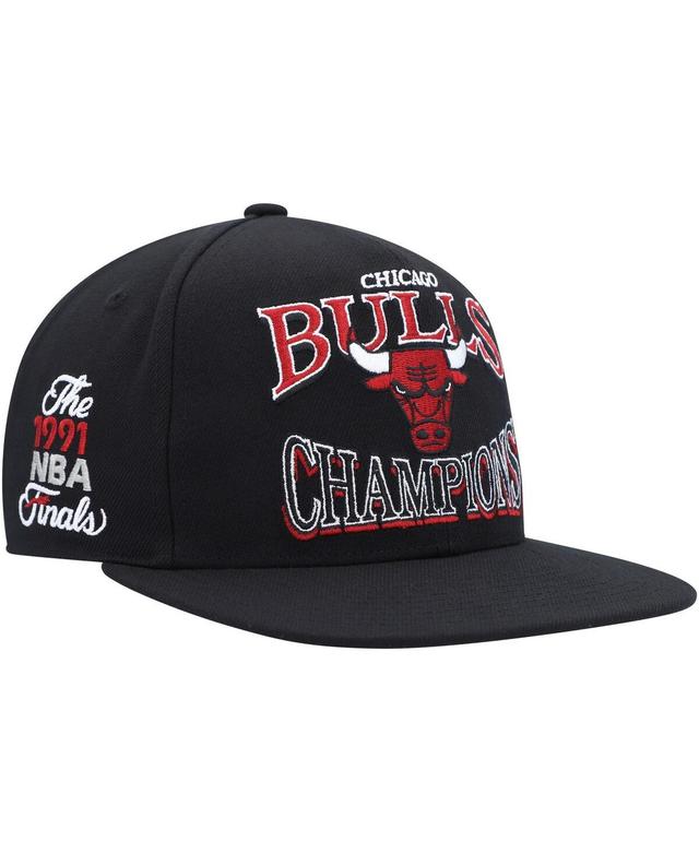 Mens Mitchell & Ness Black Chicago Bulls Hardwood Classics Soul Champions Era Diamond Snapback Hat Product Image