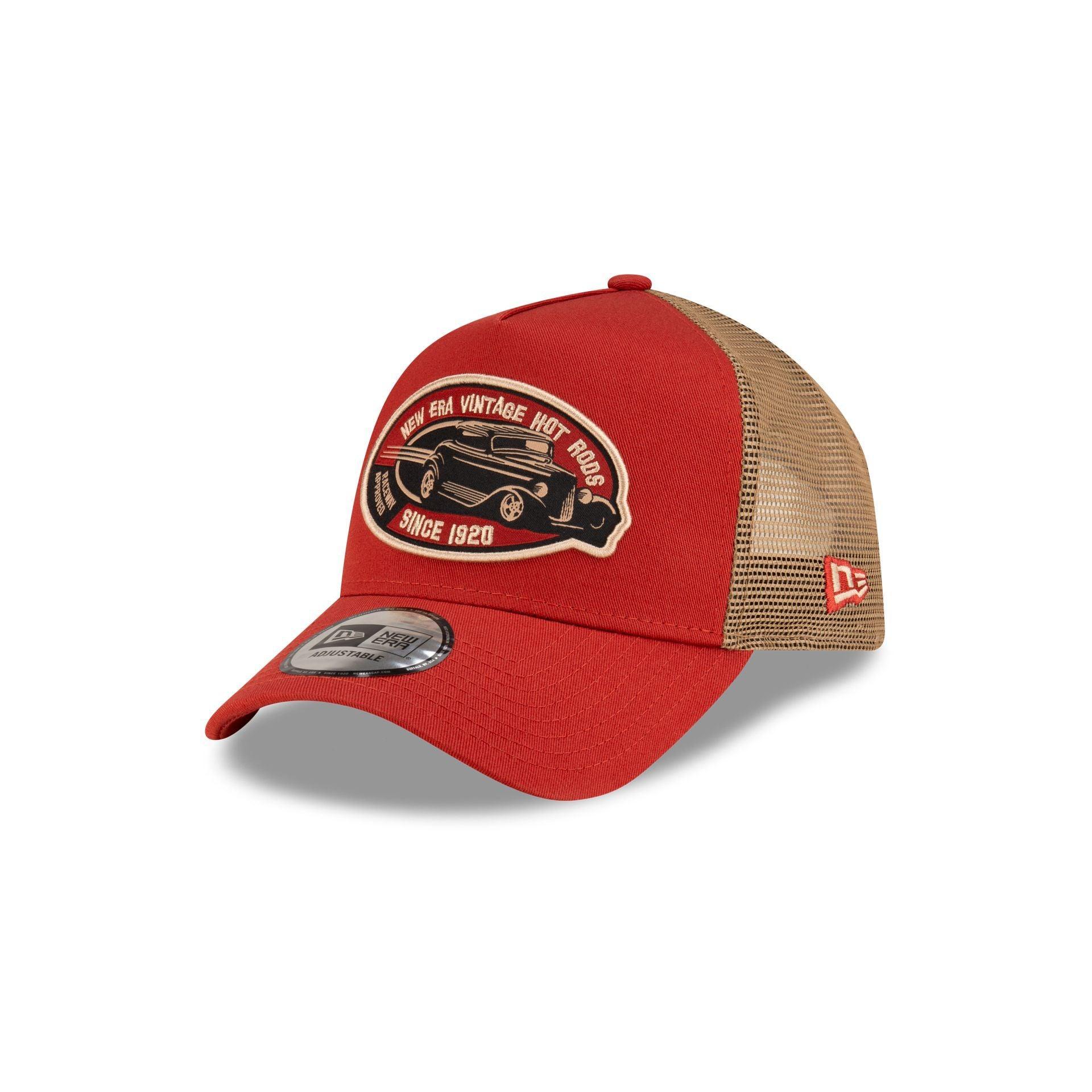 New Era Cap Red Hot Rod 9FORTY A-Frame Trucker Hat Male Product Image