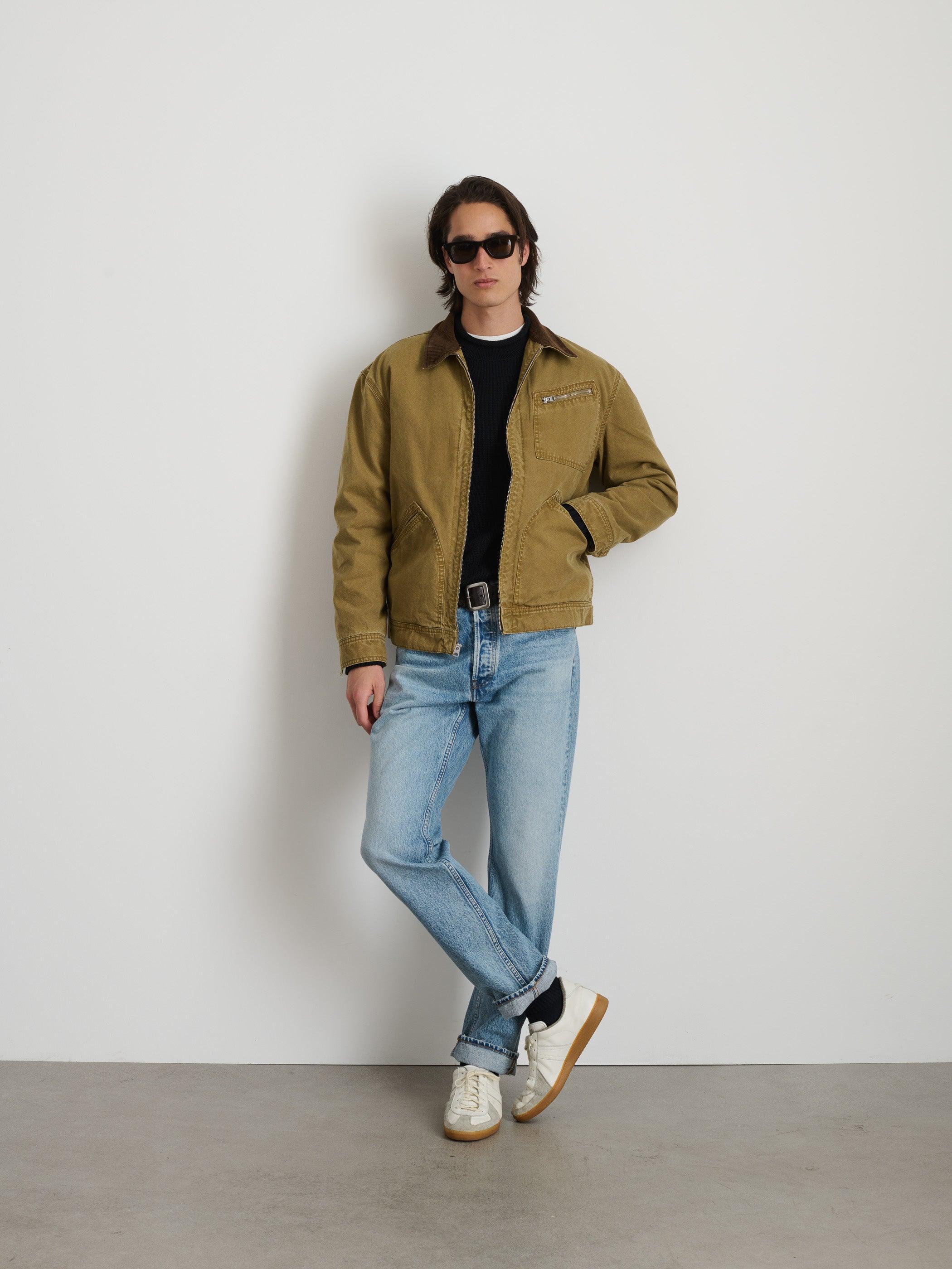 Miller Zip Jacket in Canvas Male Product Image