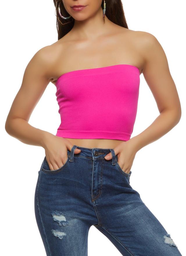 Womens Seamless Basic Bandeau Top Product Image