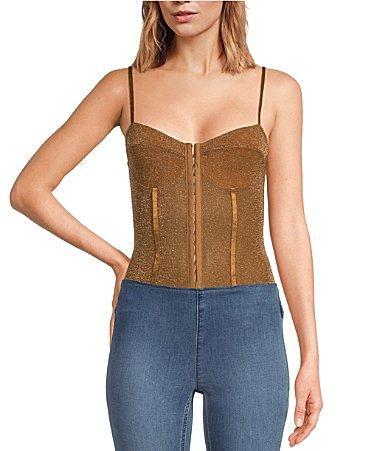 Free People Shimmer Night Rhythm Corset Bodysuit Product Image