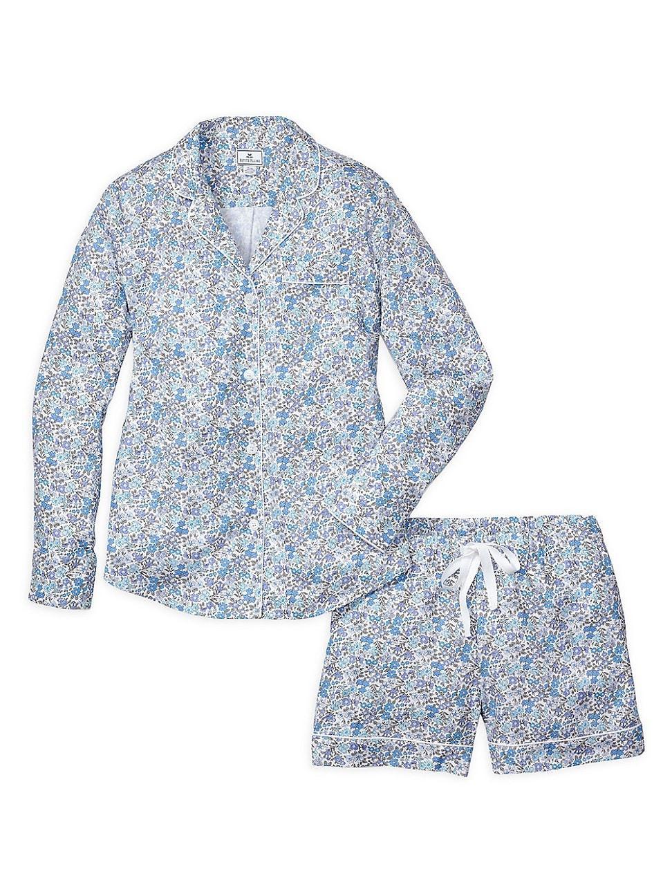 Petite Plume Fleur Dazur Floral Short Pajamas Product Image