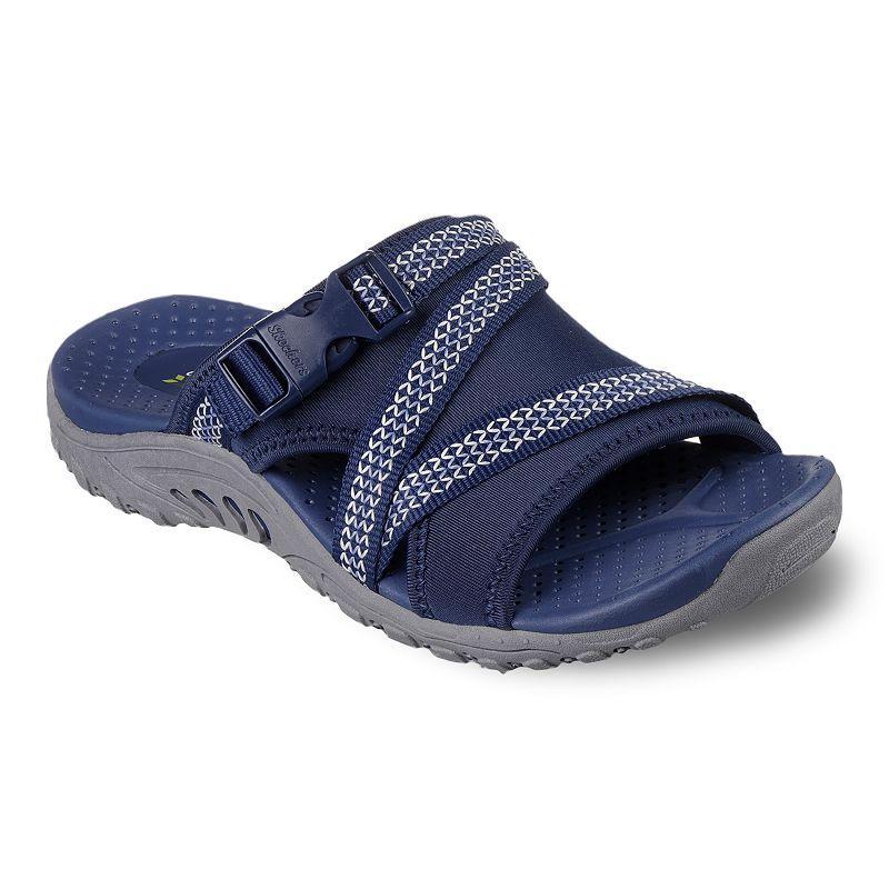 Skechers Reggae Slide Thru Womens Sandals Blue Product Image