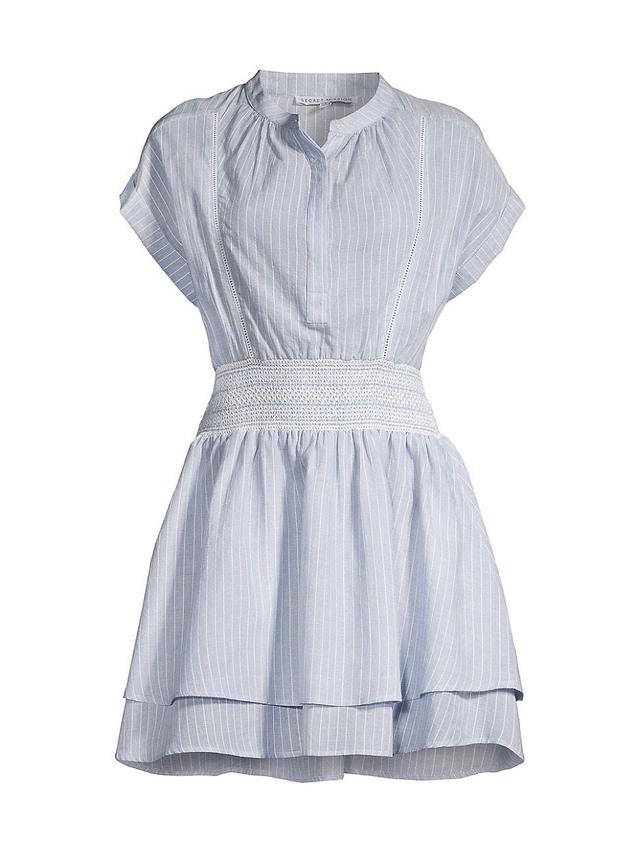 Womens Lina Striped Minidress Product Image