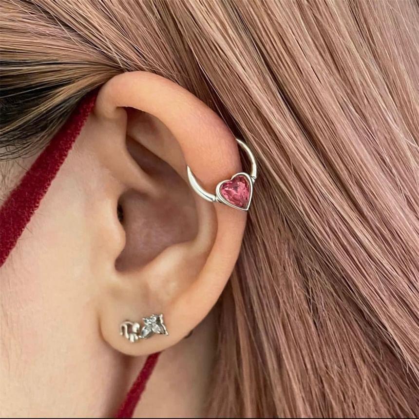 Heart Huggie Earring Product Image