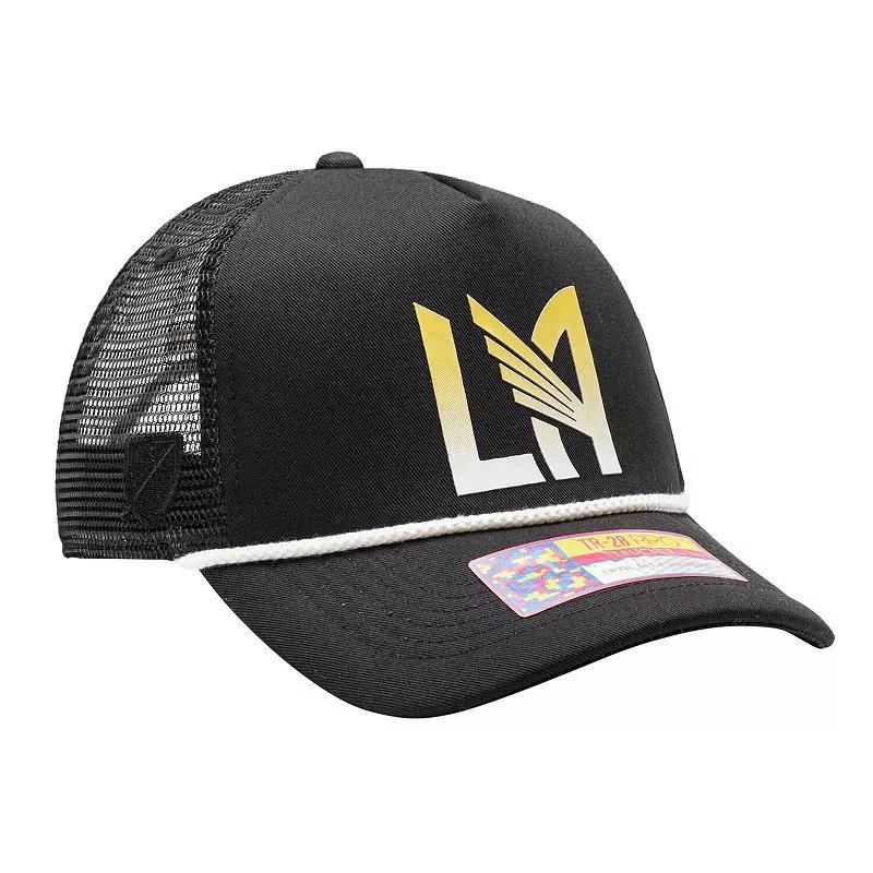 Mens Black LAFC Atmosphere Trucker Adjustable Hat Product Image