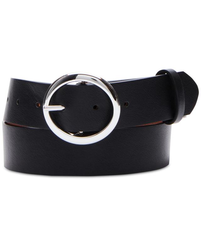 Steve Madden Womens Reversible Faux-Leather Belt Product Image