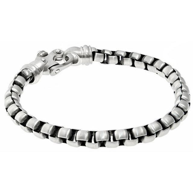 Mens LYNX Stainless Steel Link Bracelet Product Image