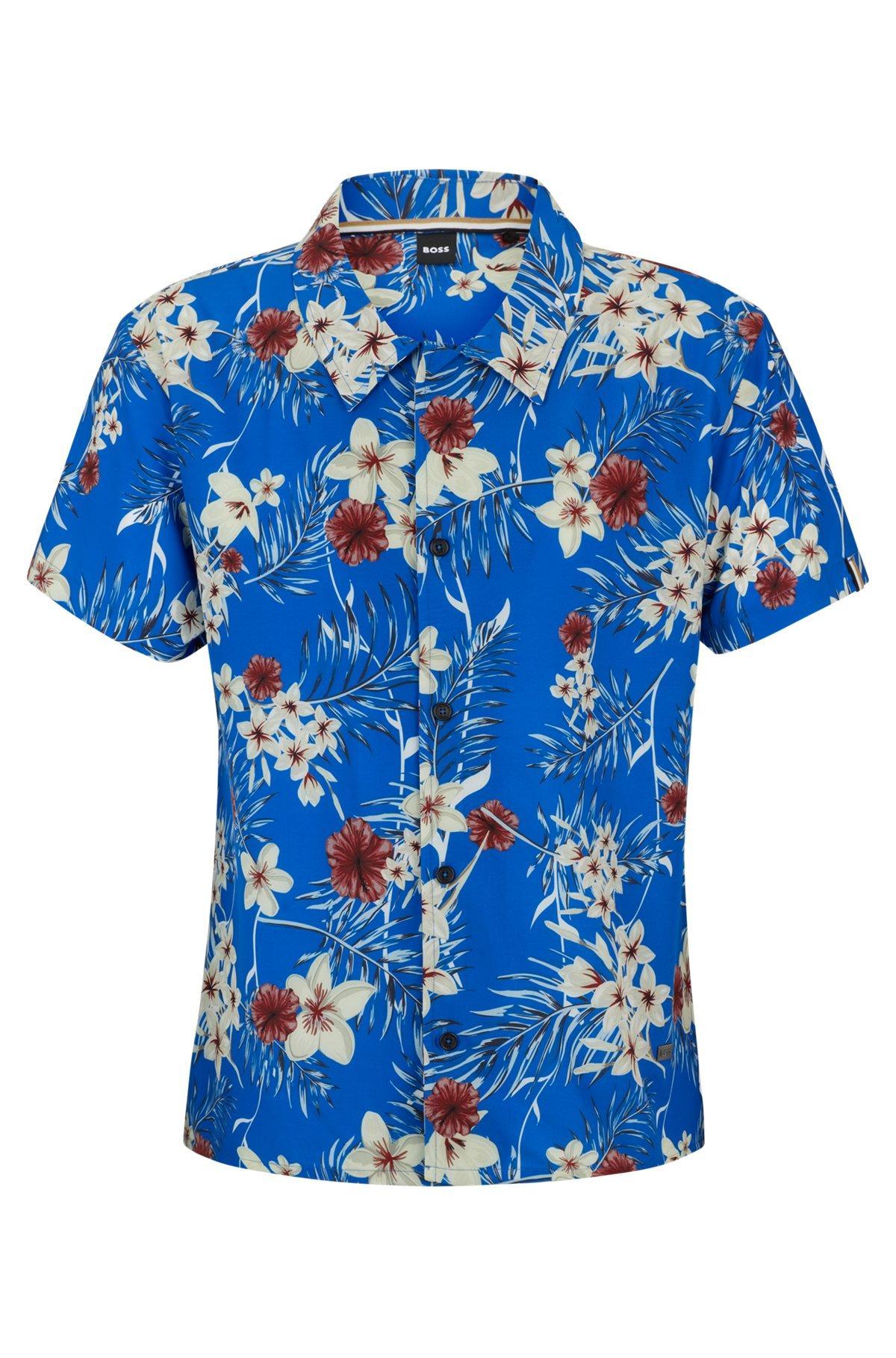 Regular-fit shirt with seasonal print Product Image