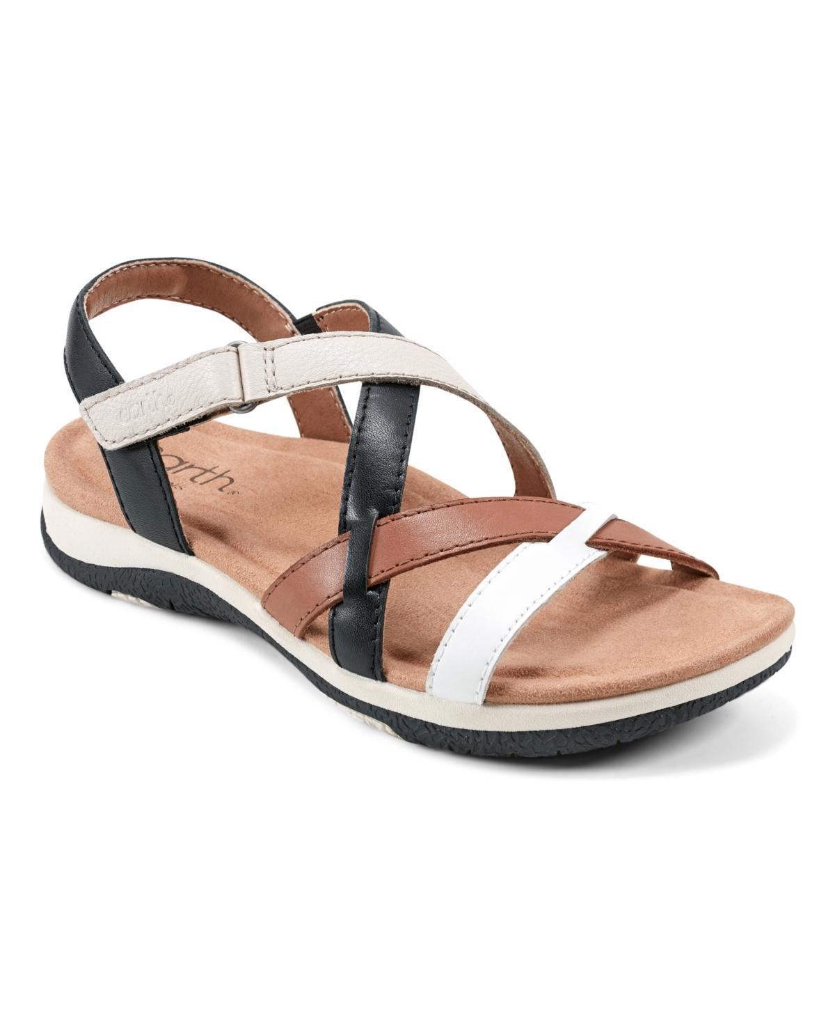 Earth Womens Sterling Strappy Flat Casual Sport Sandals Product Image