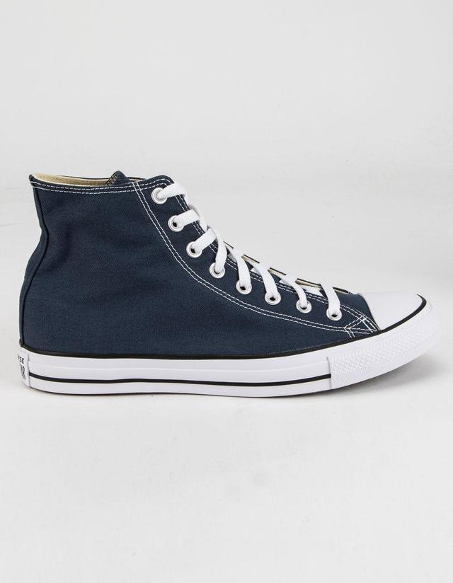 CONVERSE Chuck Taylor All Star Navy High Top Shoes Product Image