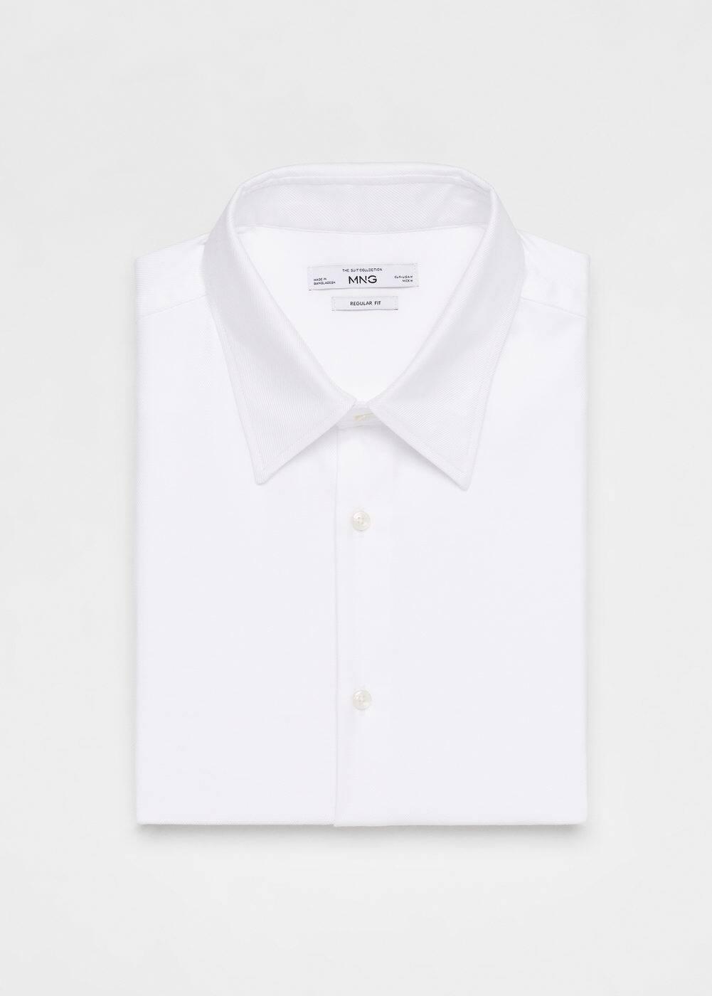 Mango Mens Structured Dress Shirt Product Image