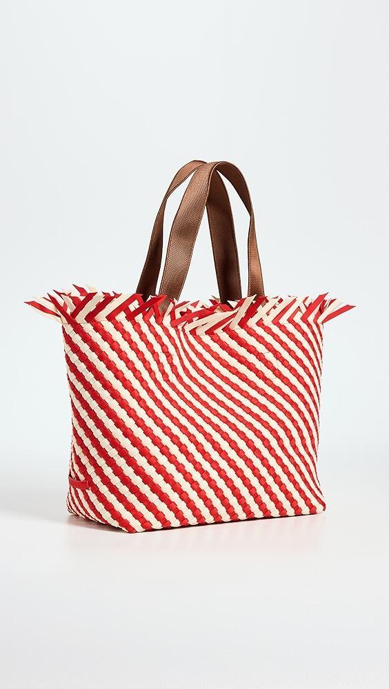 Naghedi Havana Medium Tote Striped | Shopbop Product Image