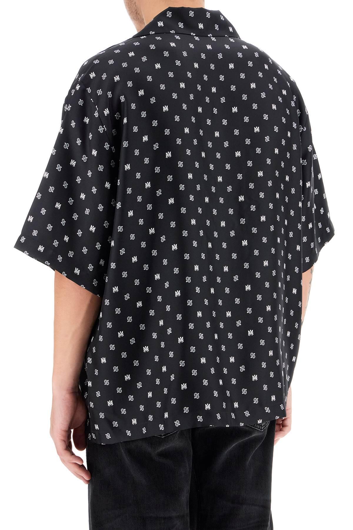 Paisley Bowling Short Sleeve Shirt In Black Product Image