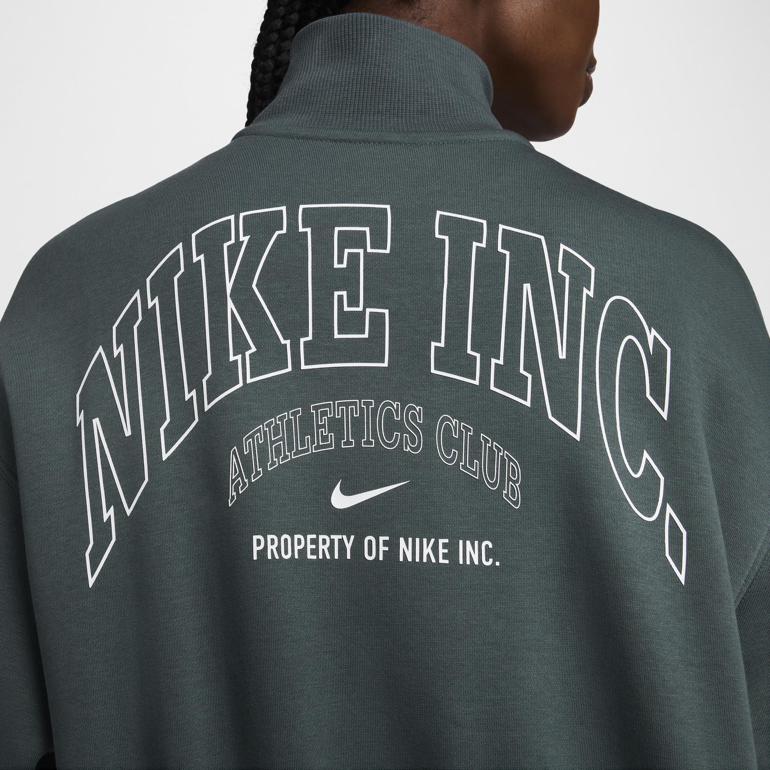 Women's Nike Sportswear Phoenix Fleece 1/2-Zip Cropped Sweatshirt Product Image