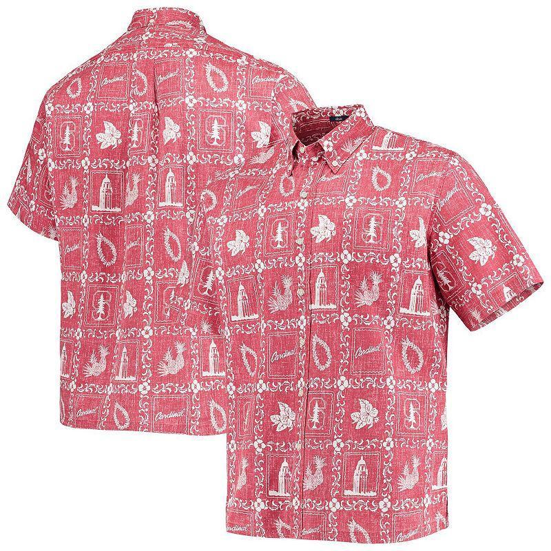 Mens Reyn Spooner Cardinal Stanford Cardinal Classic Button-Down Shirt Product Image