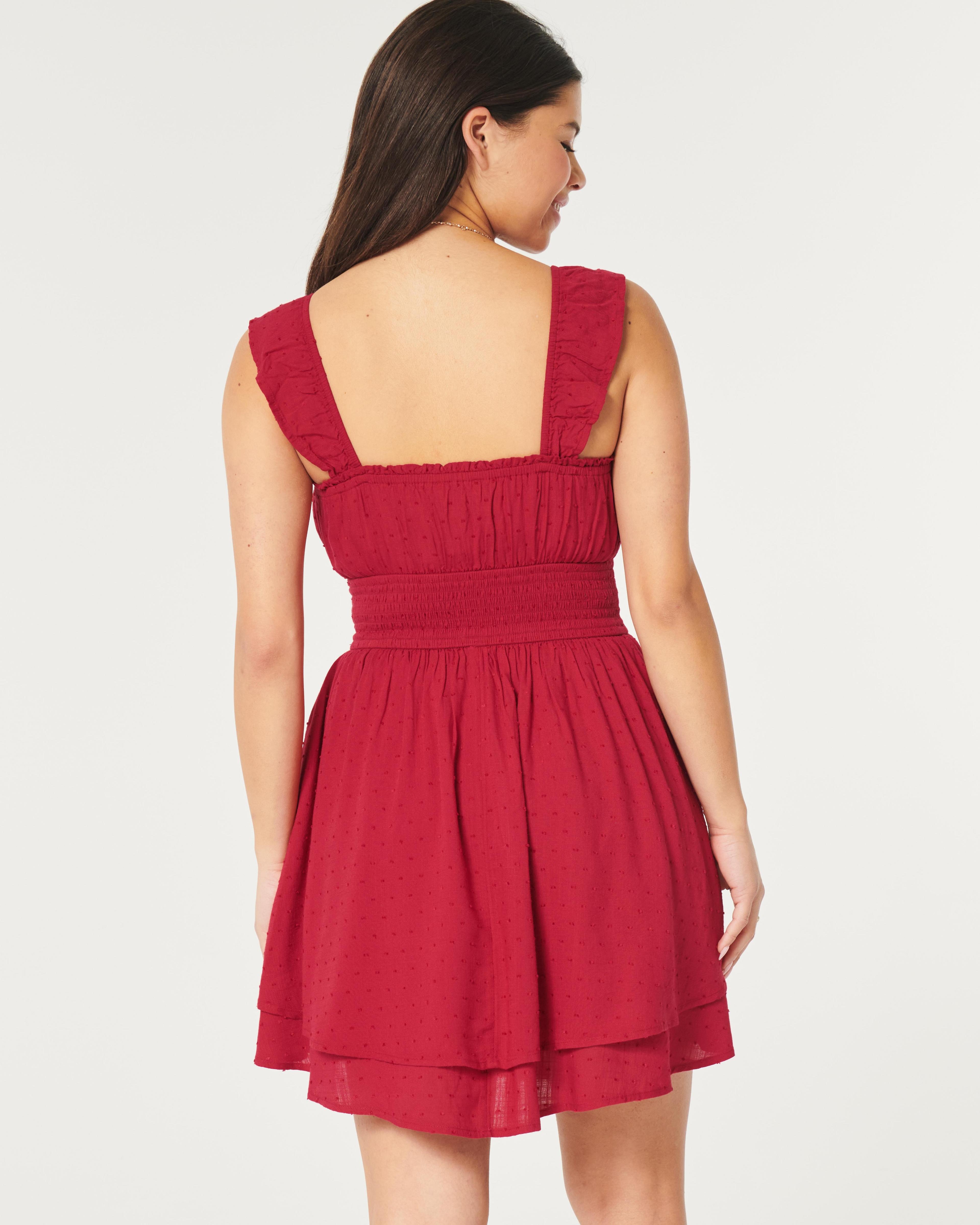 Hollister Saidie Double-Tier Skort Dress Product Image