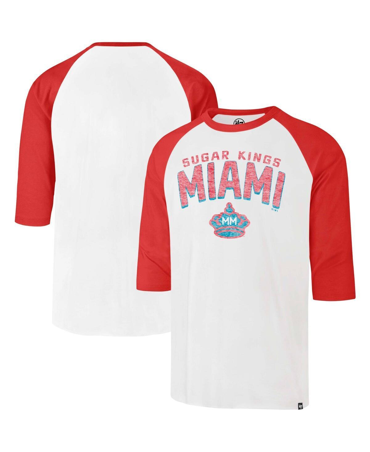 Mens 47 Cream Miami Marlins City Connect Crescent Franklin Raglan Three-Quarter Sleeve T-Shirt Product Image