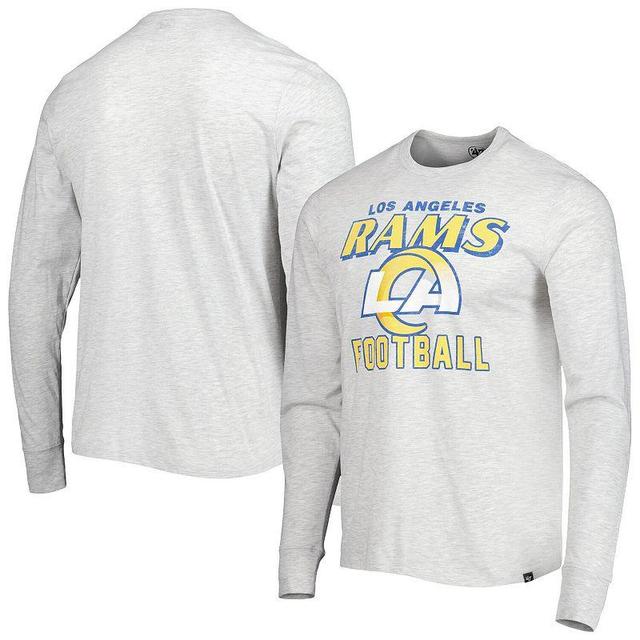 Mens 47 Heathered Gray Los Angeles Rams Dozer Franklin Long Sleeve T-Shirt Product Image