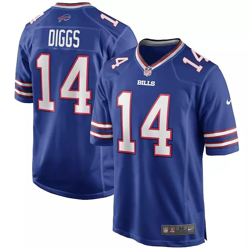 Mens Nike Stefon Diggs Royal Buffalo Bills Game Player Jersey Product Image