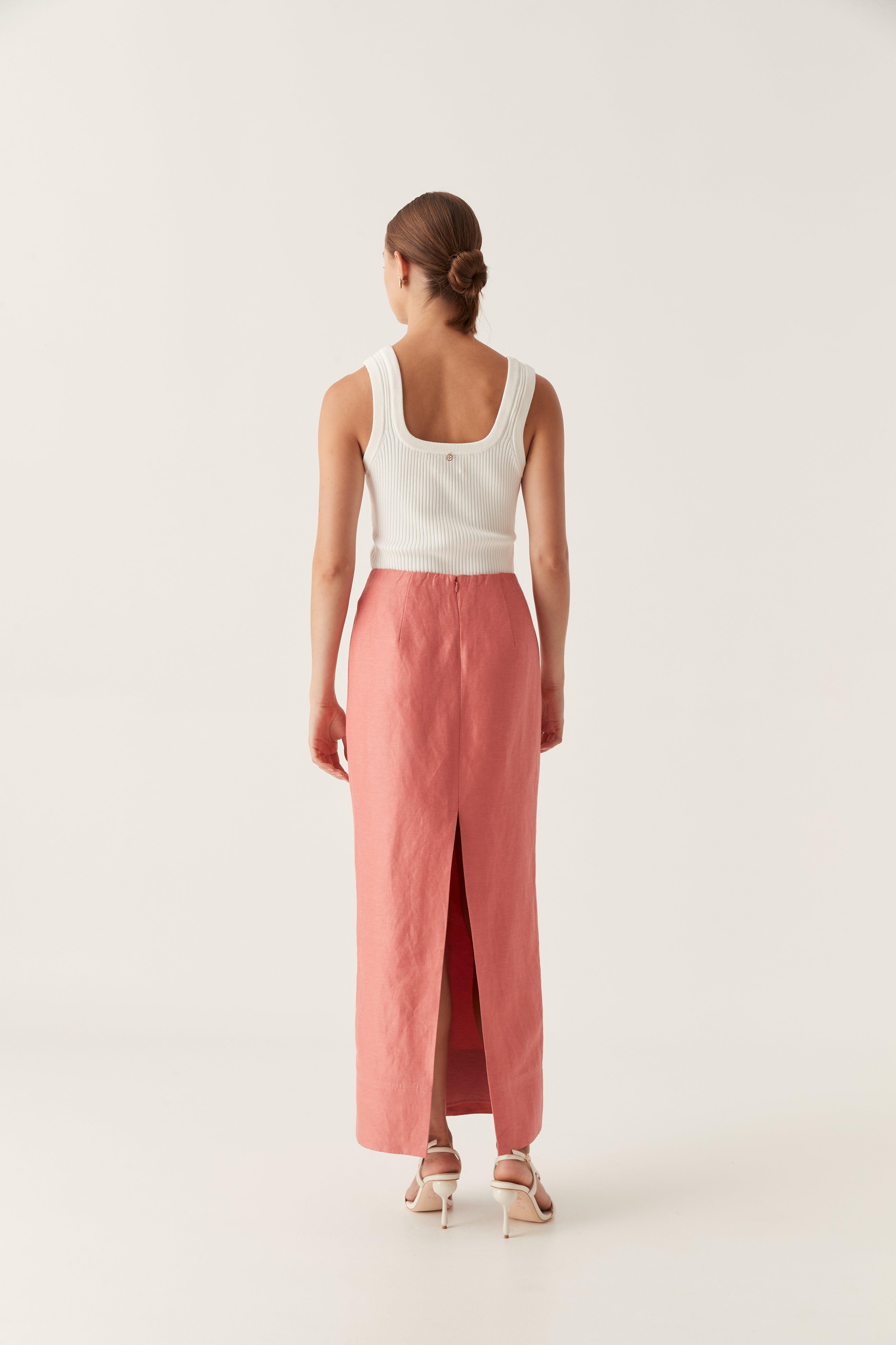 Mary Column Maxi Skirt Product Image