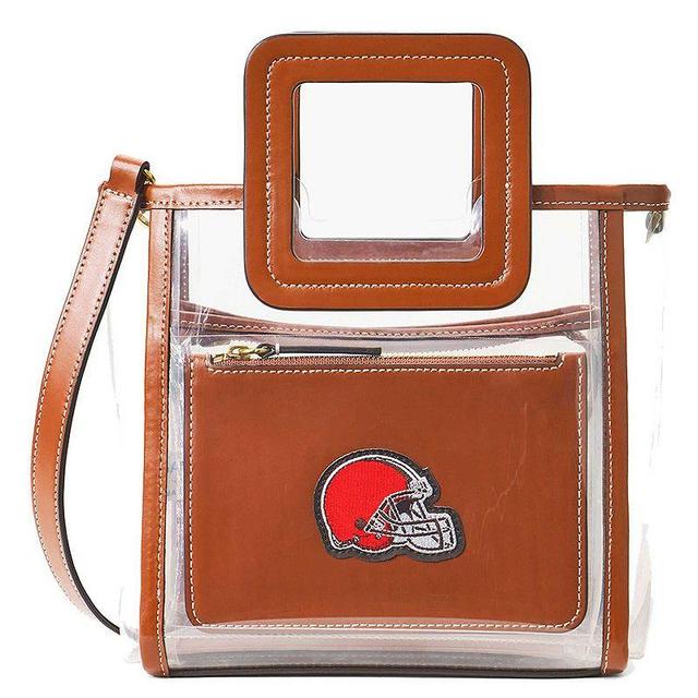 Womens STAUD Cleveland Browns Clear Mini Shirley Bag Product Image