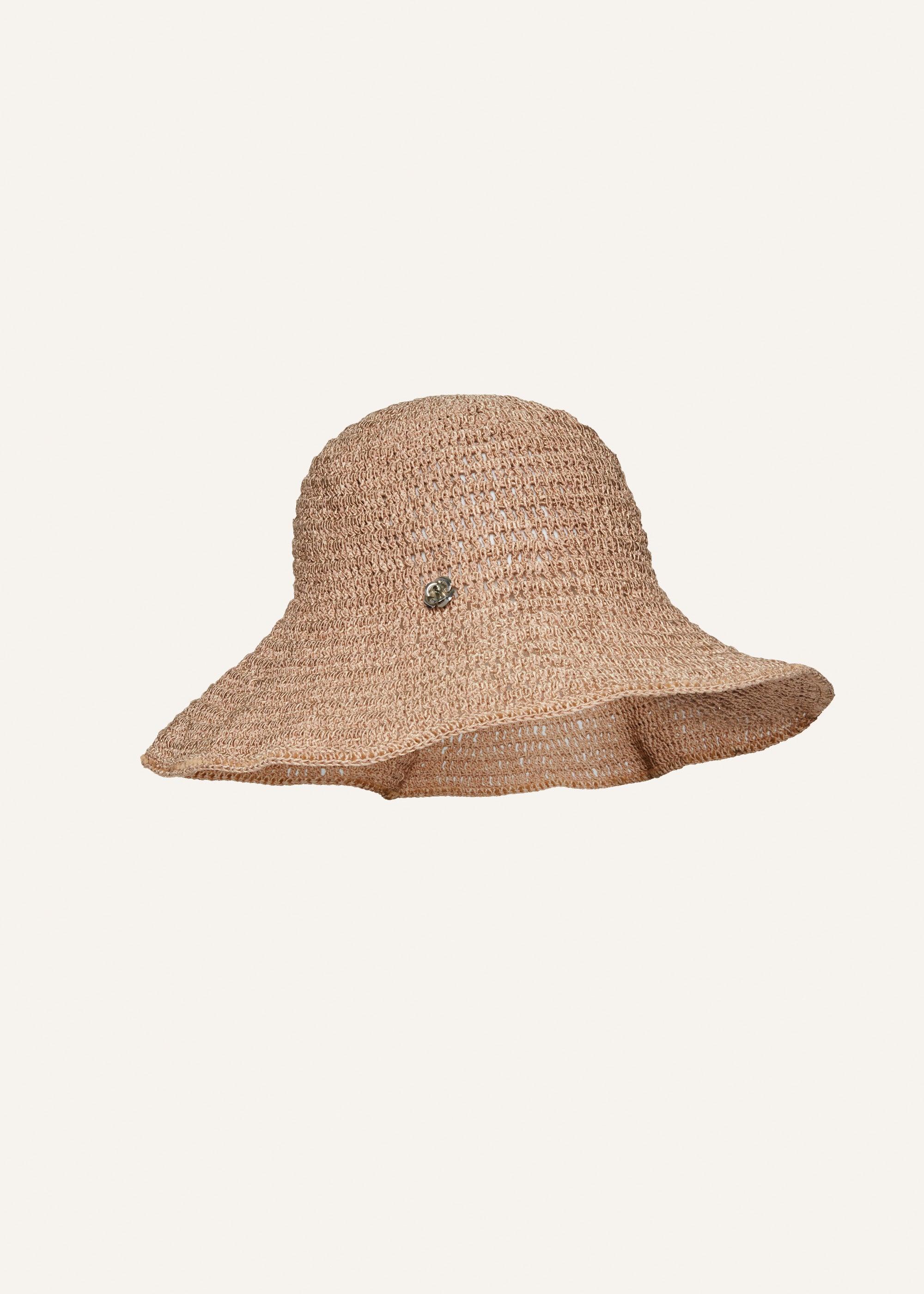 Holiday hat in beige Product Image