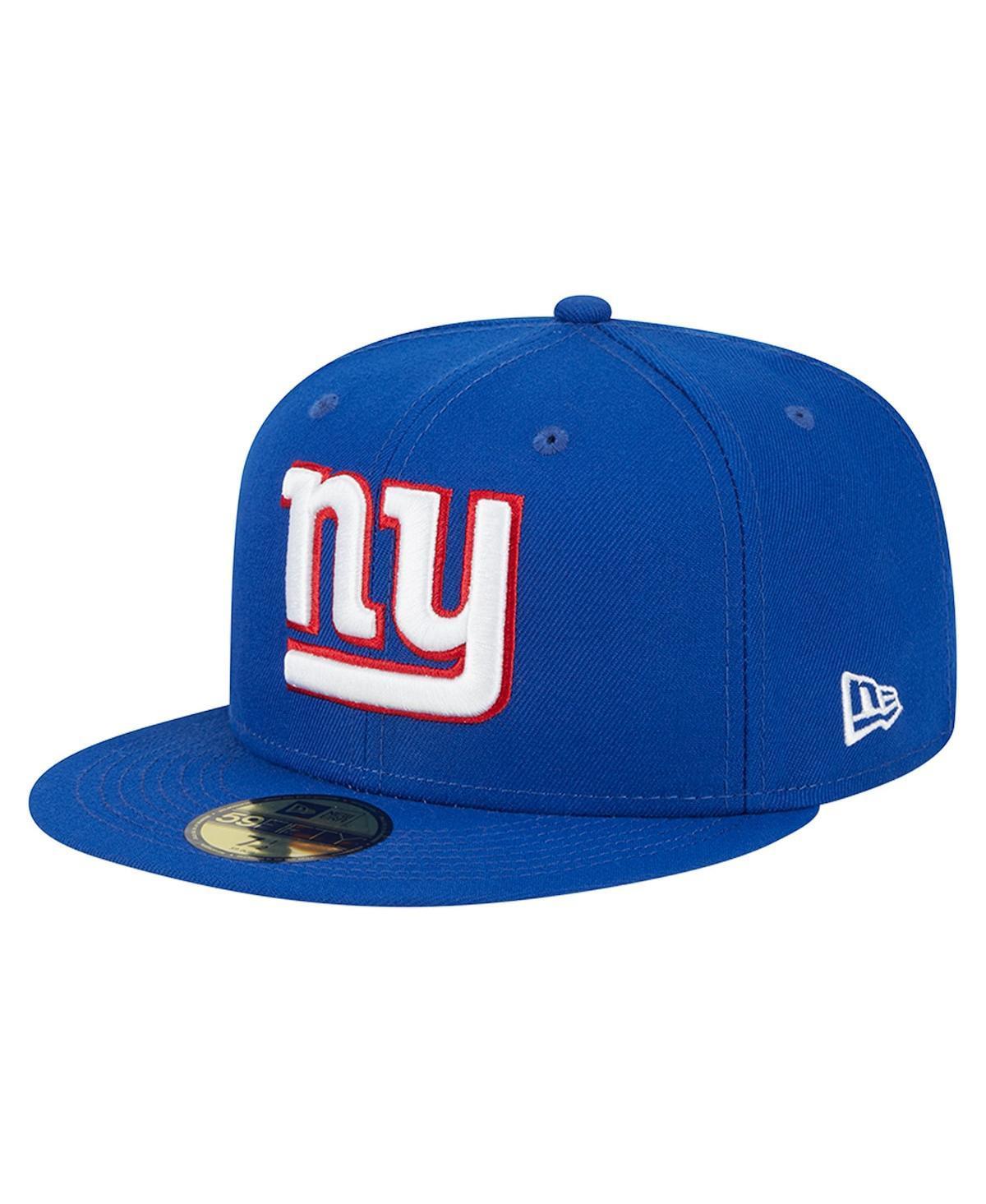 Mens New Era Royal New York Giants Main 59FIFTY Fitted Hat Product Image