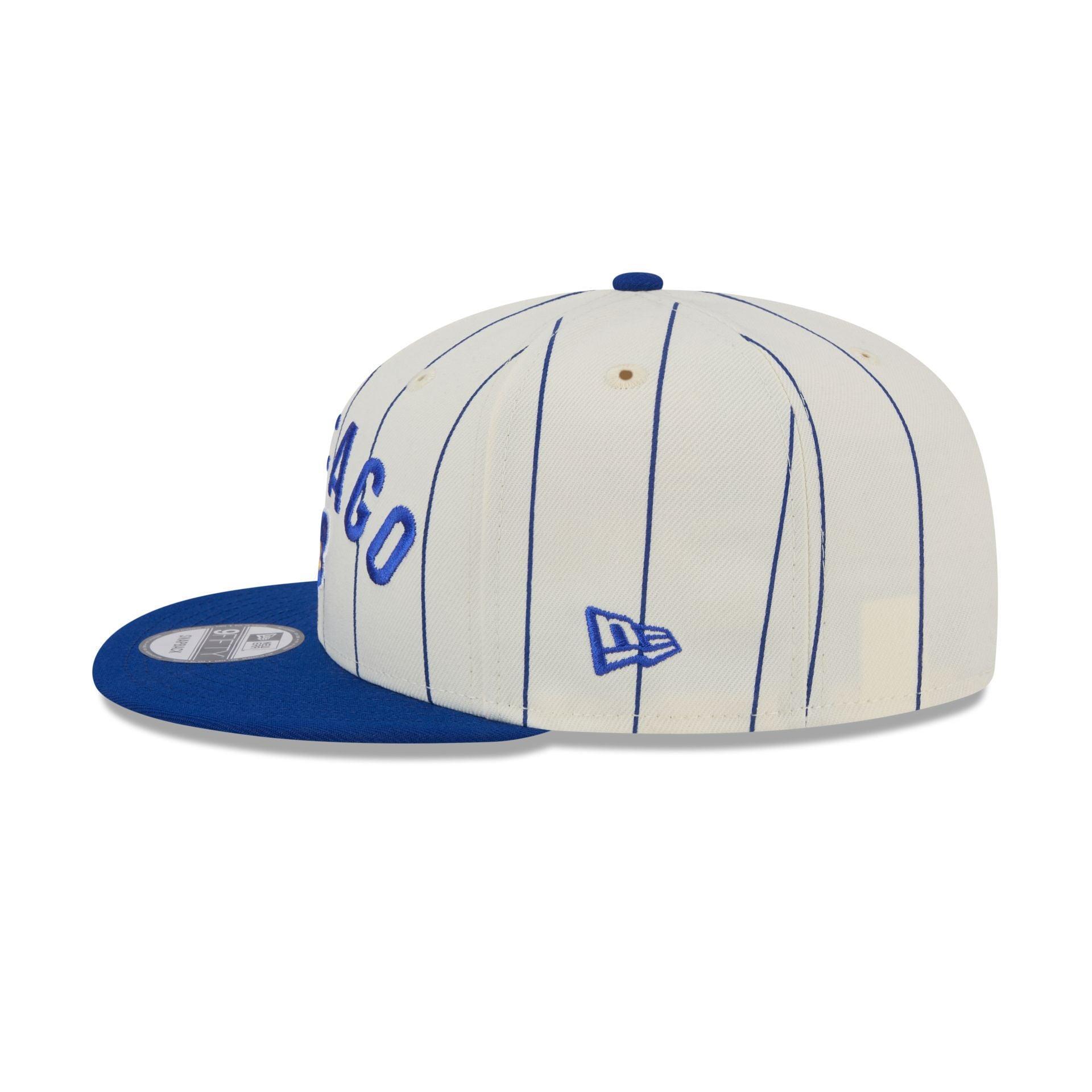 Chicago Cubs Jersey Pinstripe 9FIFTY Snapback Hat Male Product Image