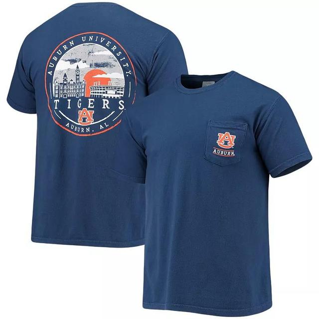 Mens Auburn Tigers Circle Campus Scene T-Shirt Blue Product Image