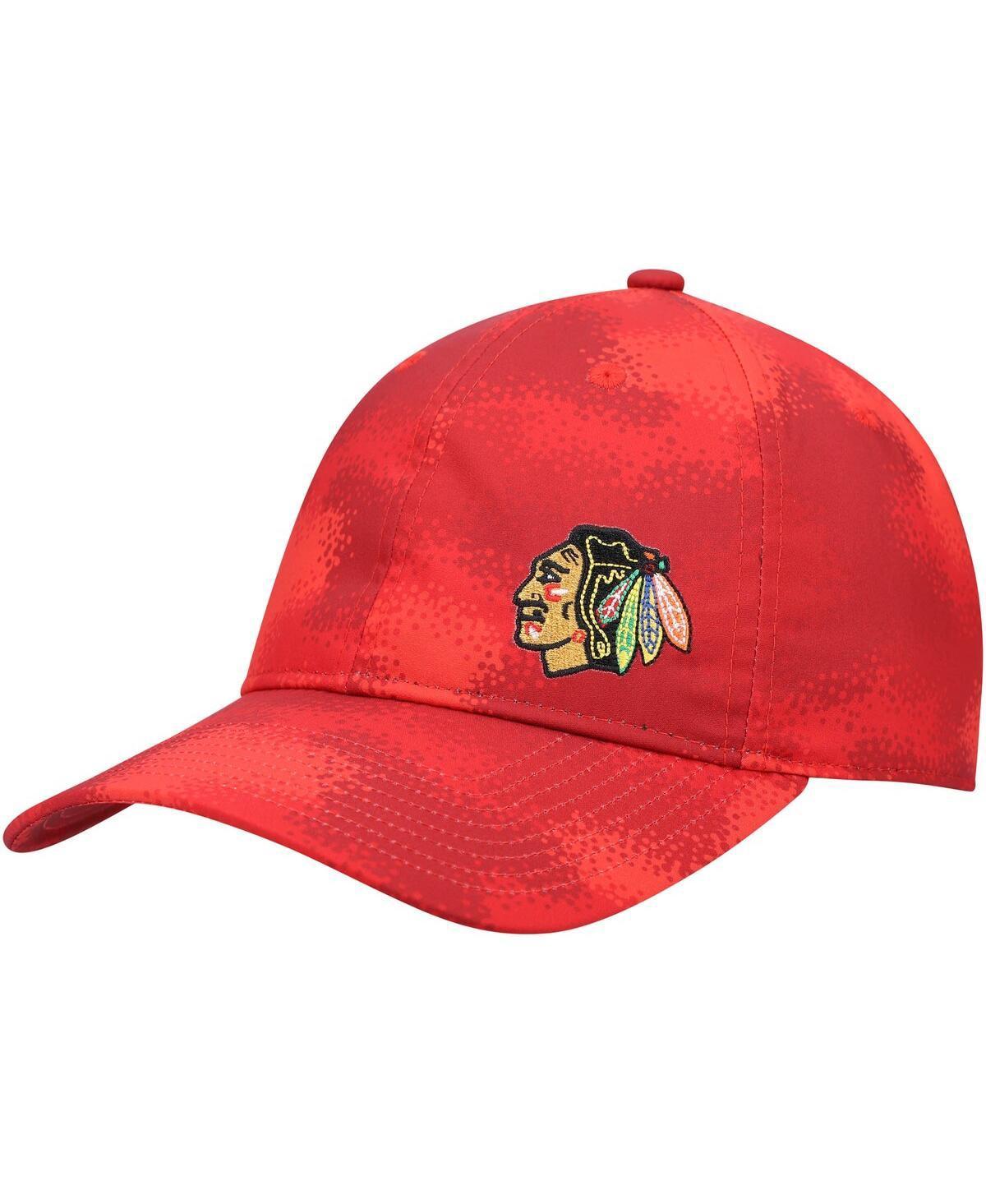 Womens adidas Chicago Blackhawks Camo Slouch Adjustable Hat Product Image