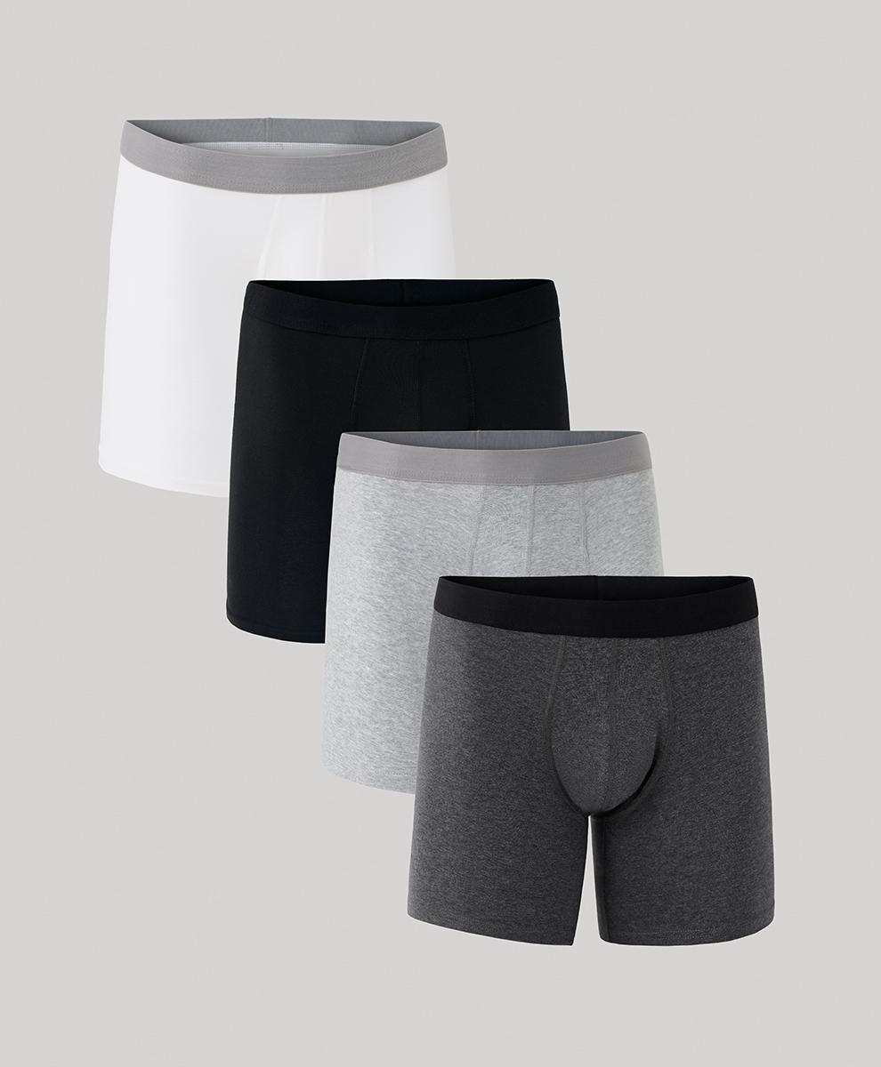 Mens Extended Boxer Brief 4-Pack XL Product Image