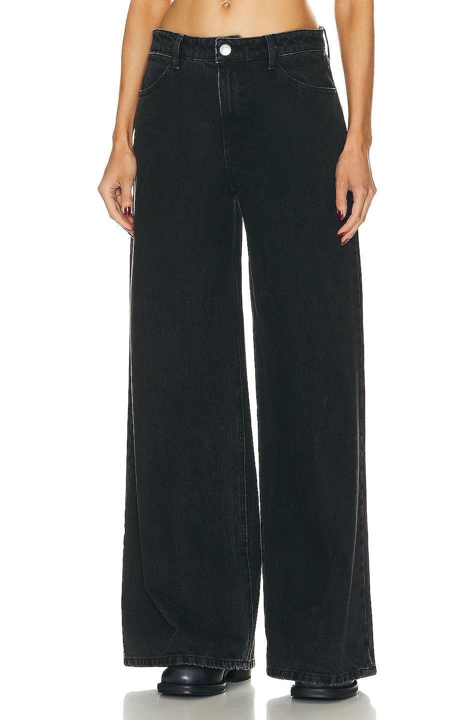 SPRWMN Wide Leg Tapered in Black product image