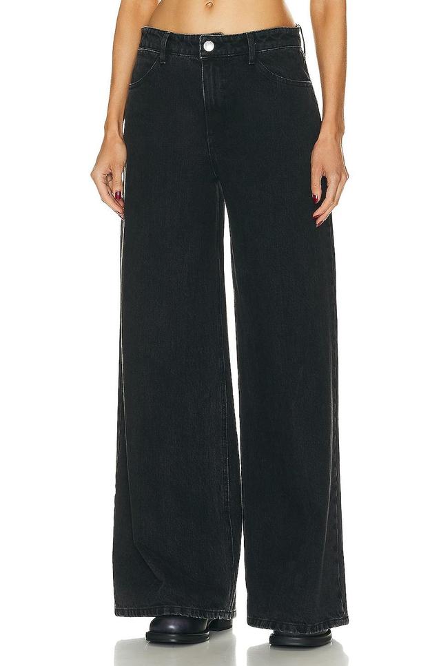 SPRWMN Wide Leg Tapered in Black Product Image