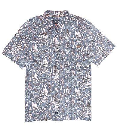 Salt Life Coral Life Aquatic Print Woven Shirt Product Image