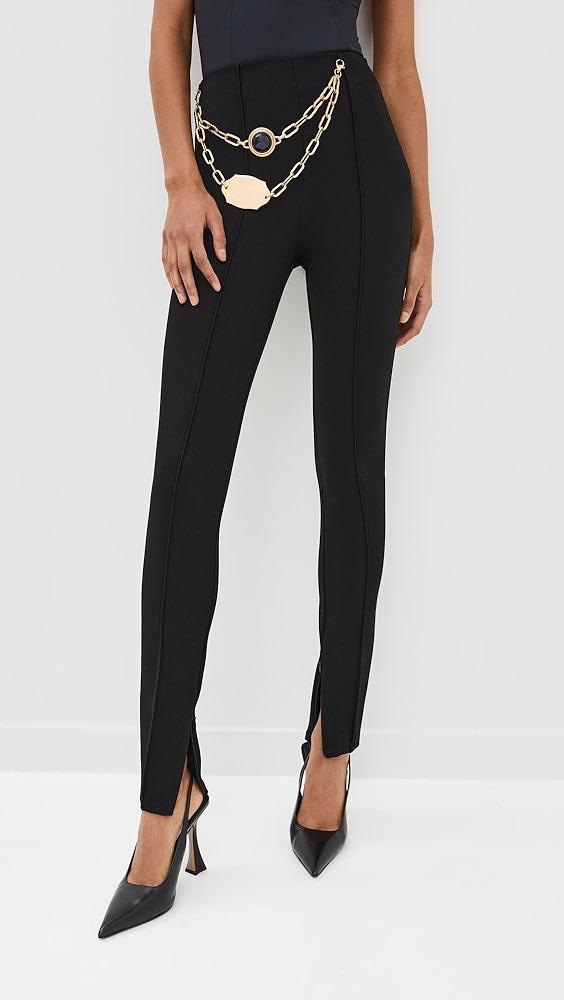 AREA Chain Plate Belt Leggings | Shopbop Product Image