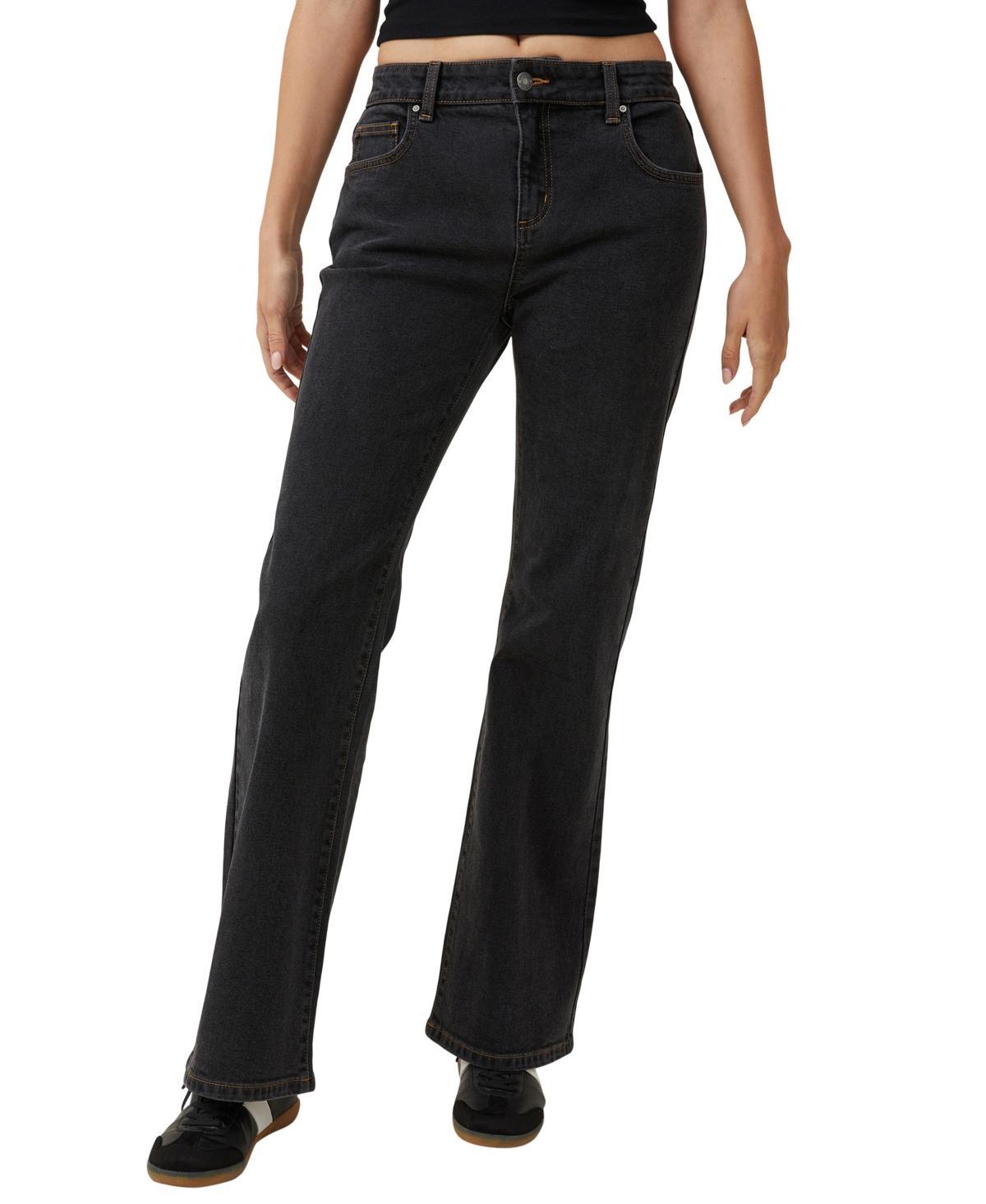 Cotton On Womens Stretch Bootleg Flare Jeans - Desert Blue product image