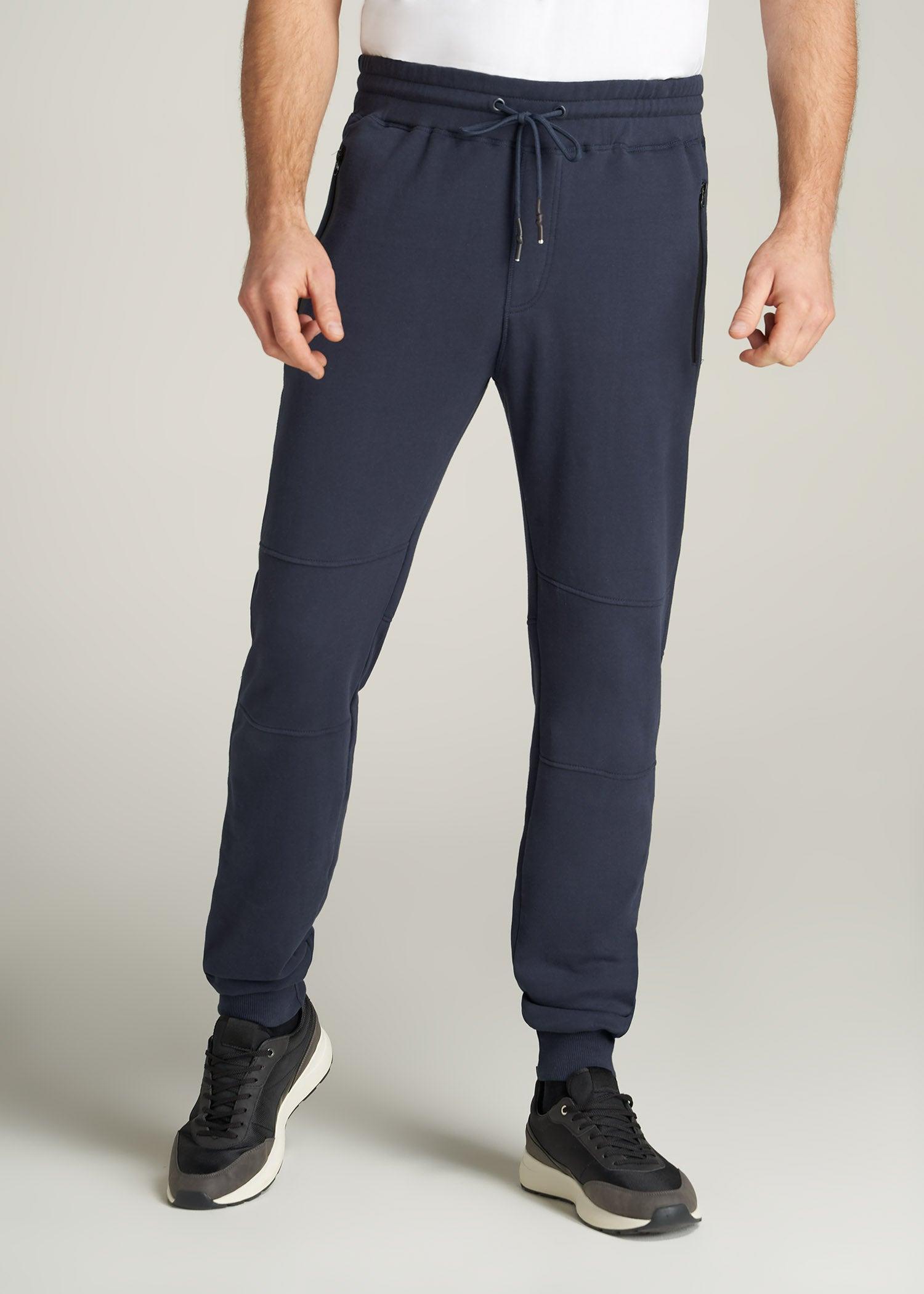 Wearever French Terry Men's Tall Joggers in Navy Male Product Image