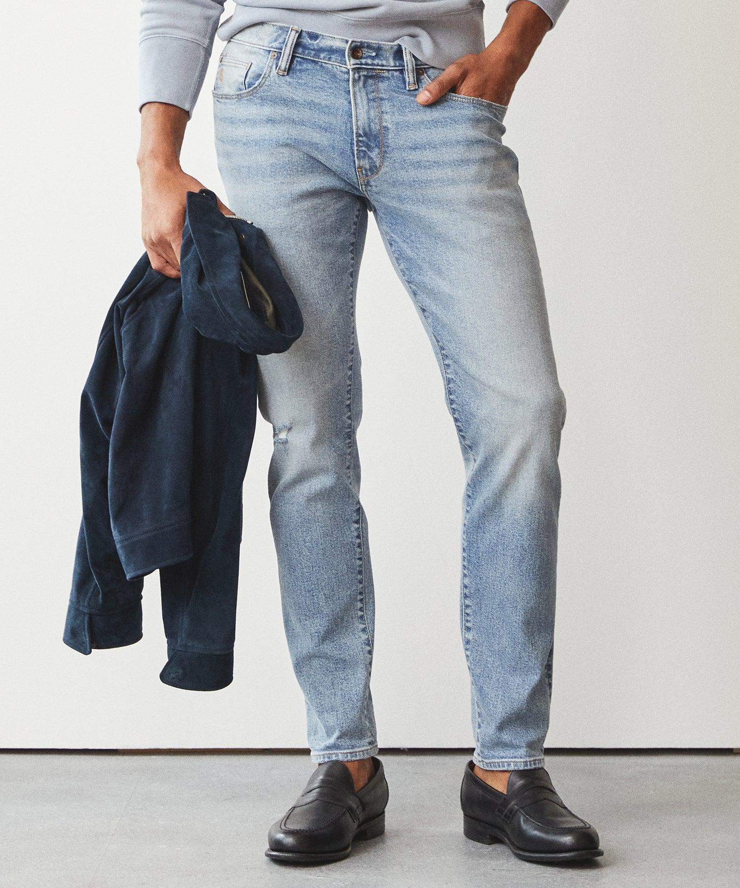 Slim Stretch Jean in Destroyed Wash Product Image