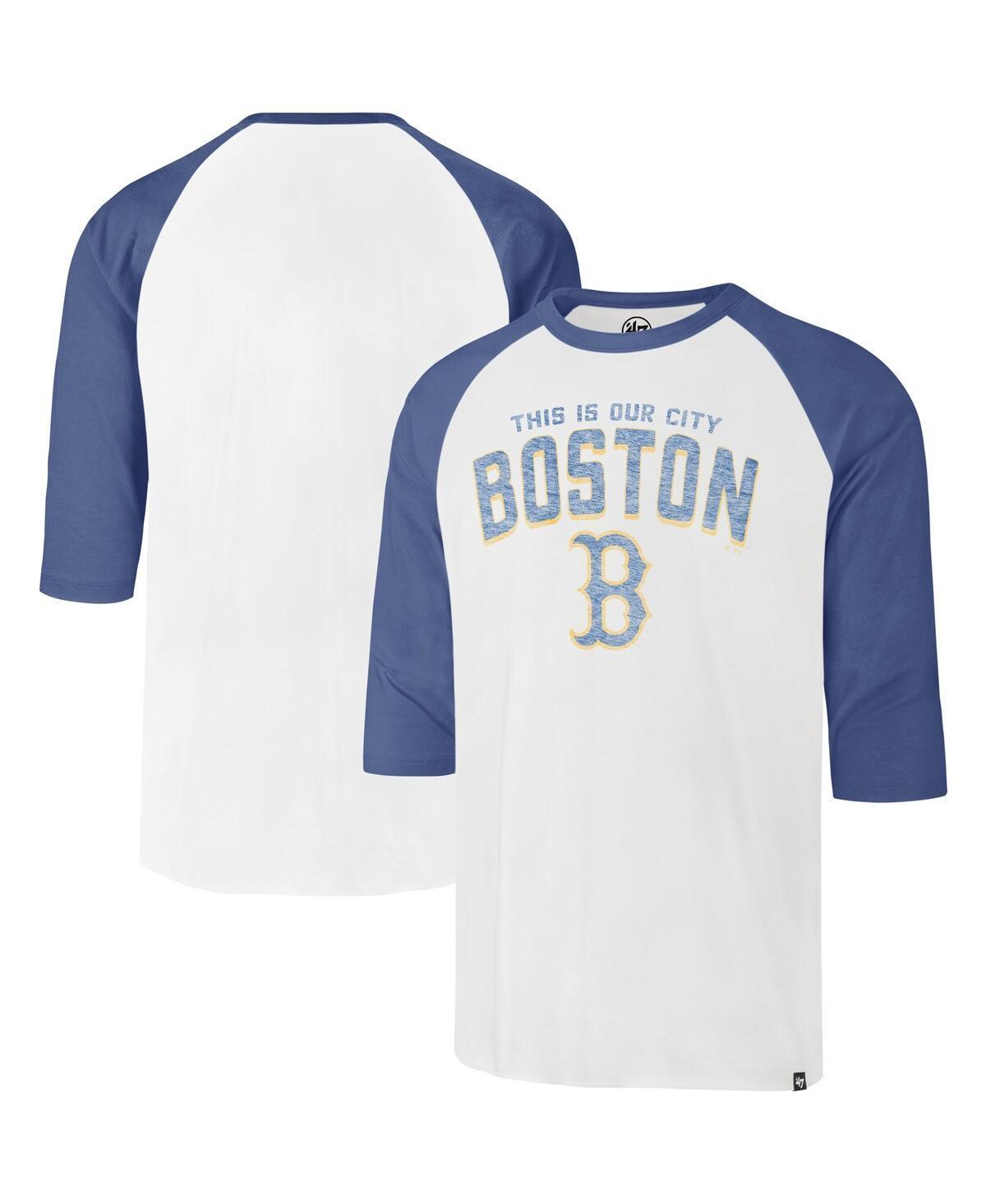 Mens 47 Cream Boston Red Sox City Connect Crescent Franklin Raglan Three-Quarter Sleeve T-Shirt Product Image