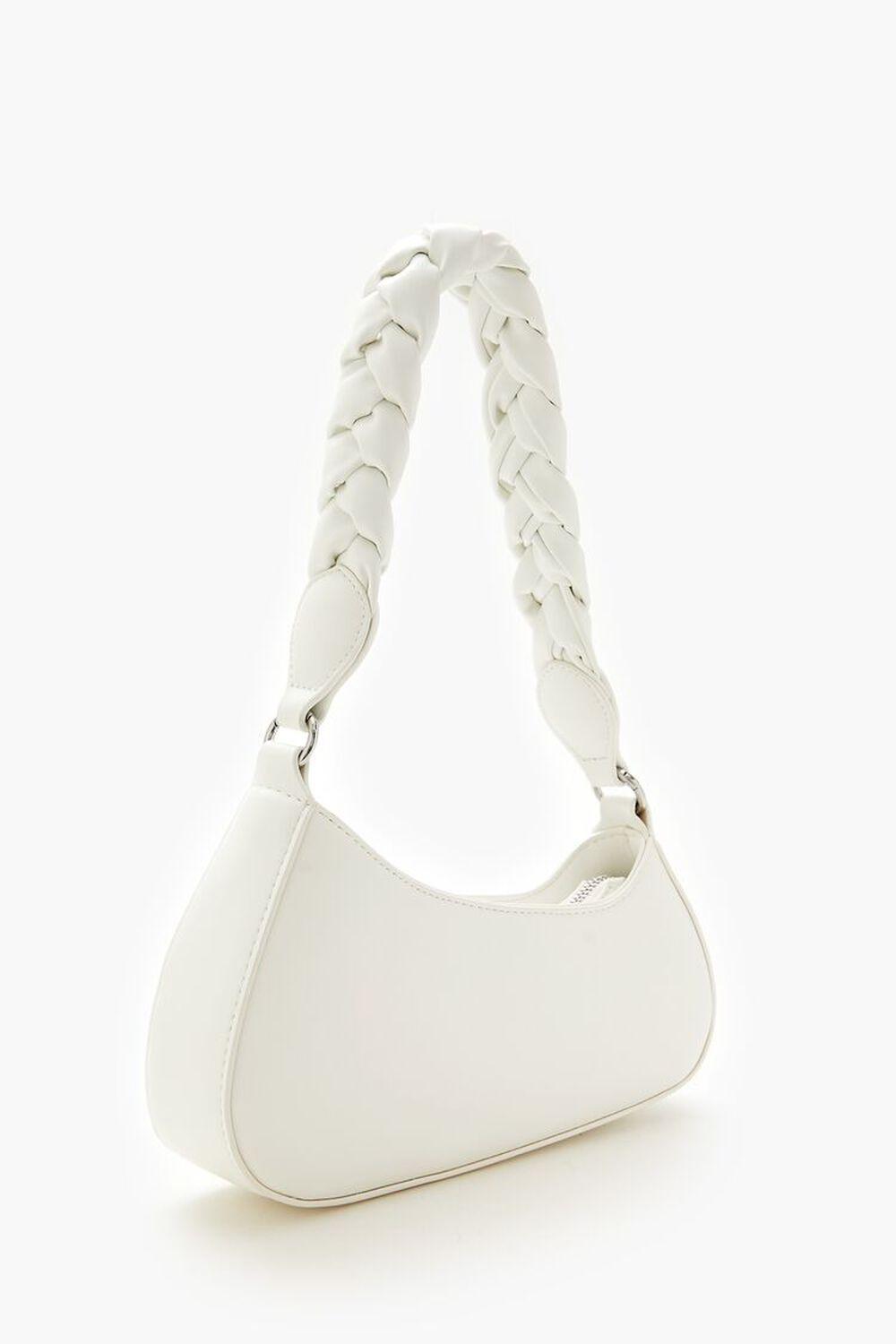 Asymmetrical Braided Baguette Bag | Forever 21 Product Image